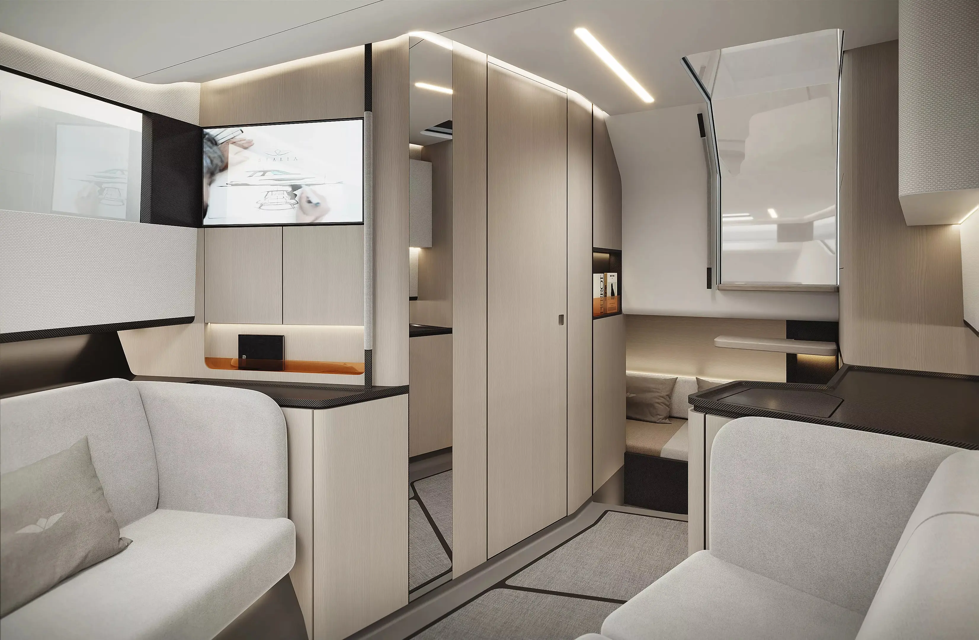 Sialia Sport interior design by RSantos Design