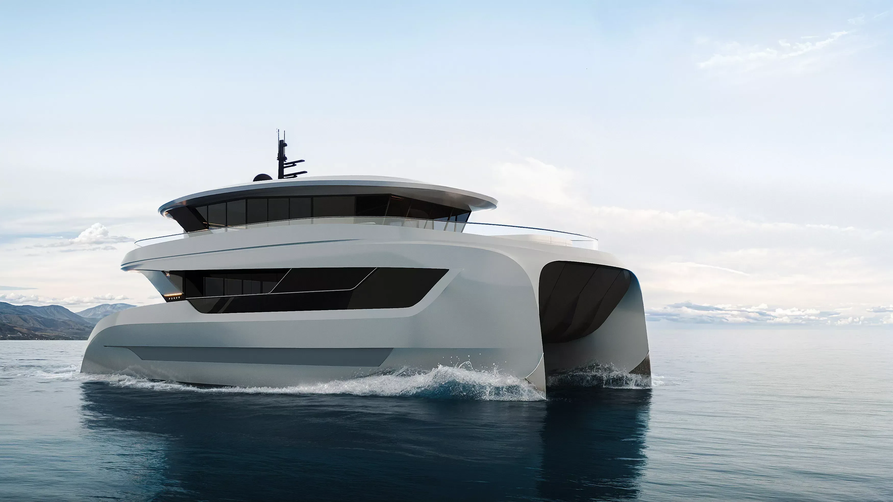 Purus catamaran design detail