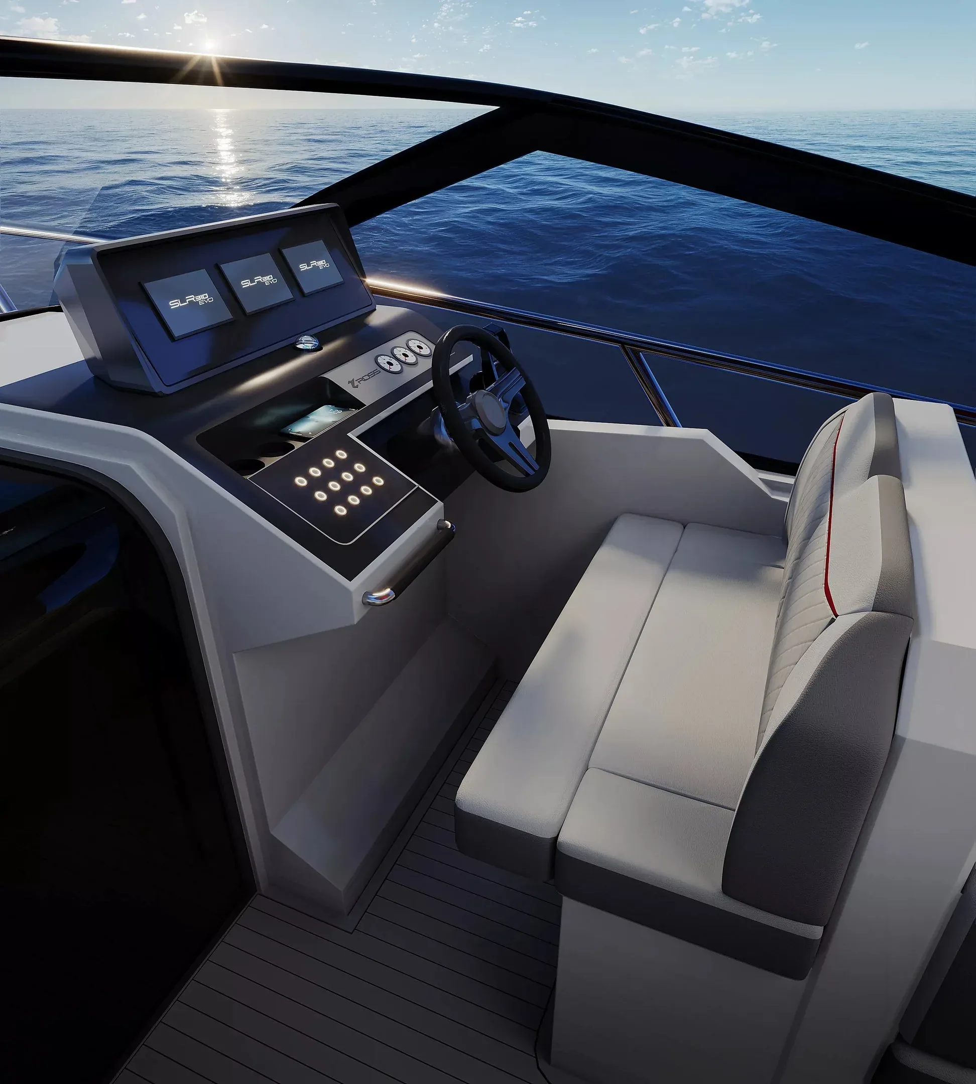 Ross 34 Evo deck view