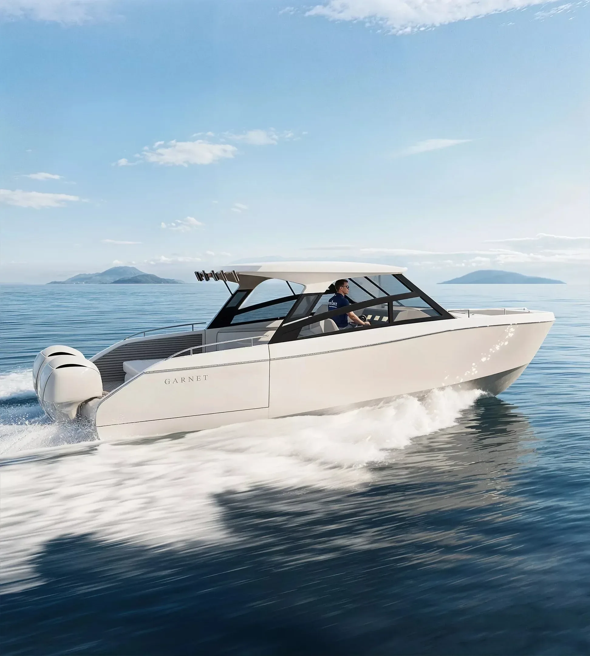 Garnet 380 Dual Console exterior design