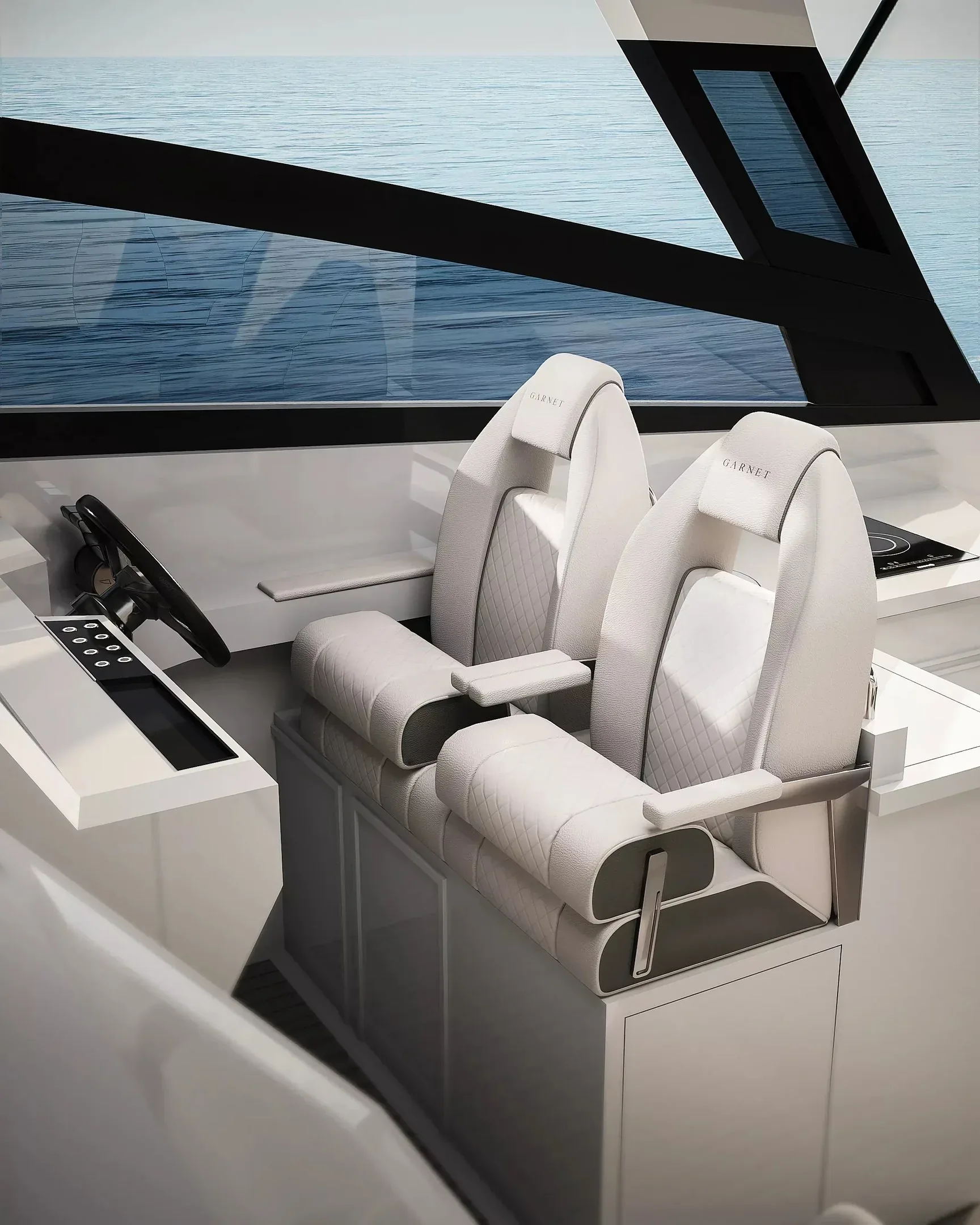 Garnet 380 DC hull view