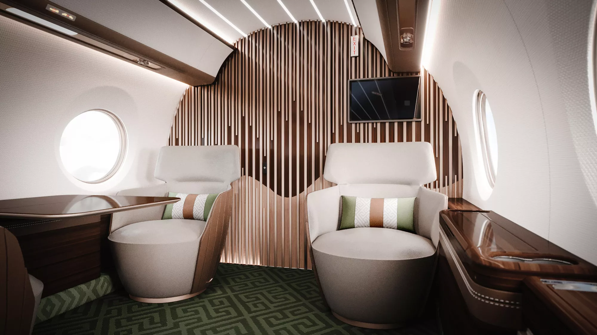 Gulfstream C650 3D surface modeling